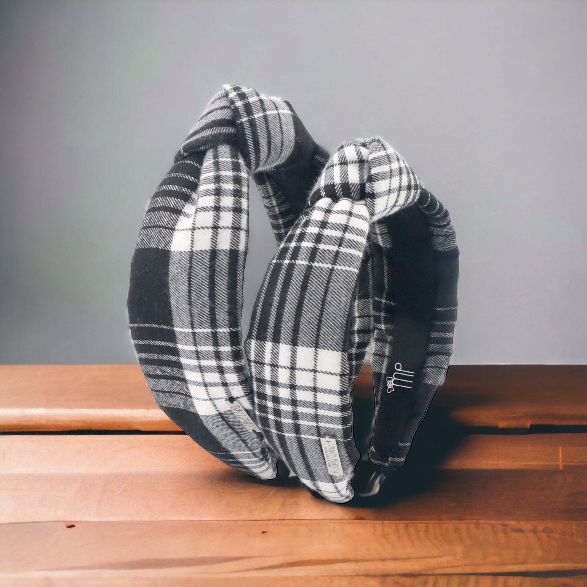 "More Plaid Please" (Black/White): NOW IN STOCK!