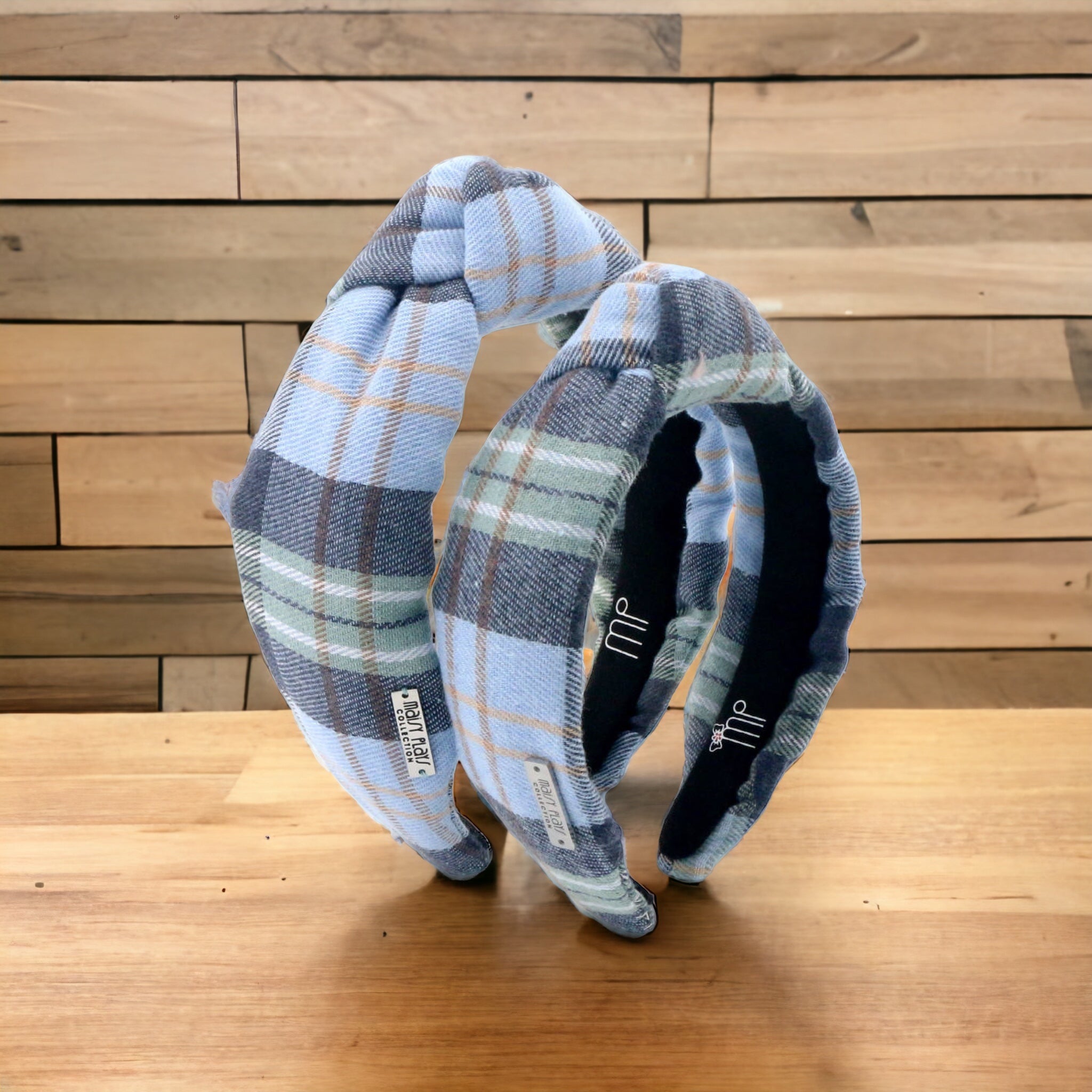 "More Plaid Please" (Blue): NOW IN STOCK!